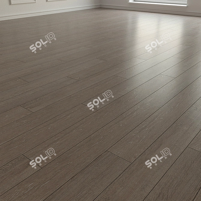 Natural Wood Parquet Laminate 3D model image 2