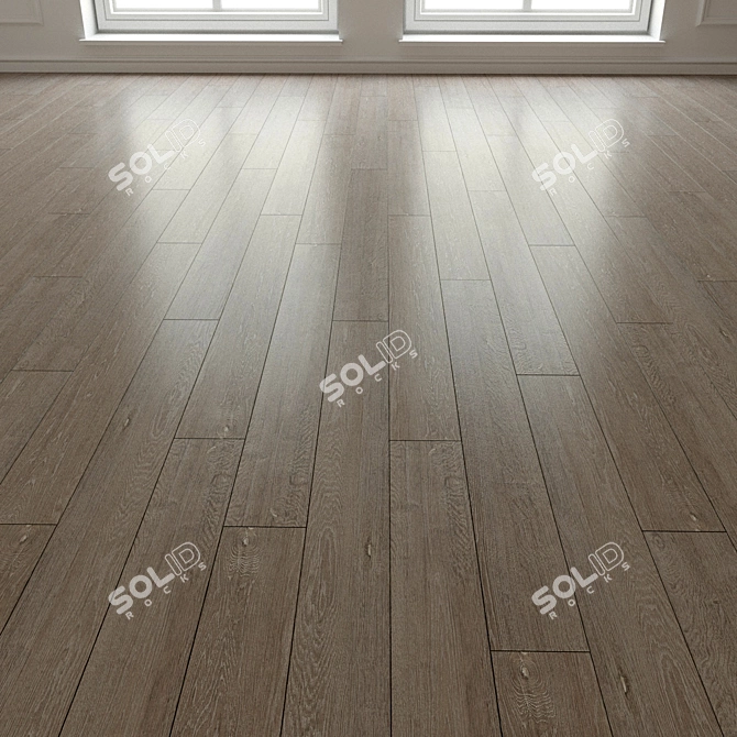 Natural Wood Parquet Laminate 3D model image 3