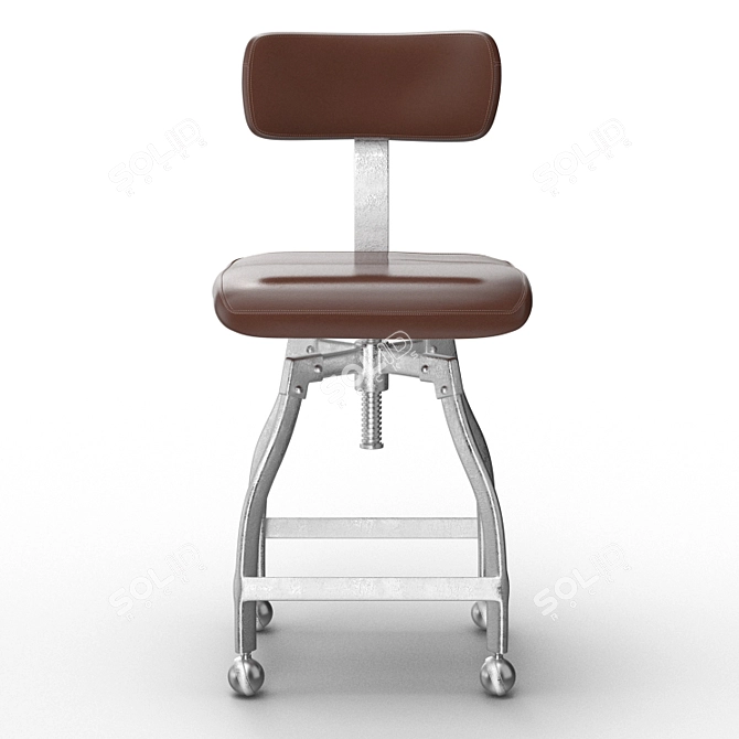 Restoration Hardware Draftsman's Chair 3D model image 2