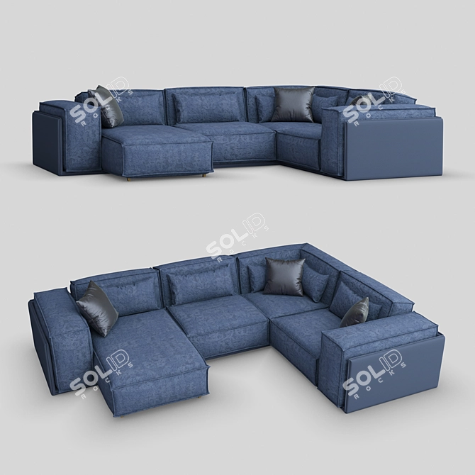 Modern Loft Sofa - March 8 3D model image 1