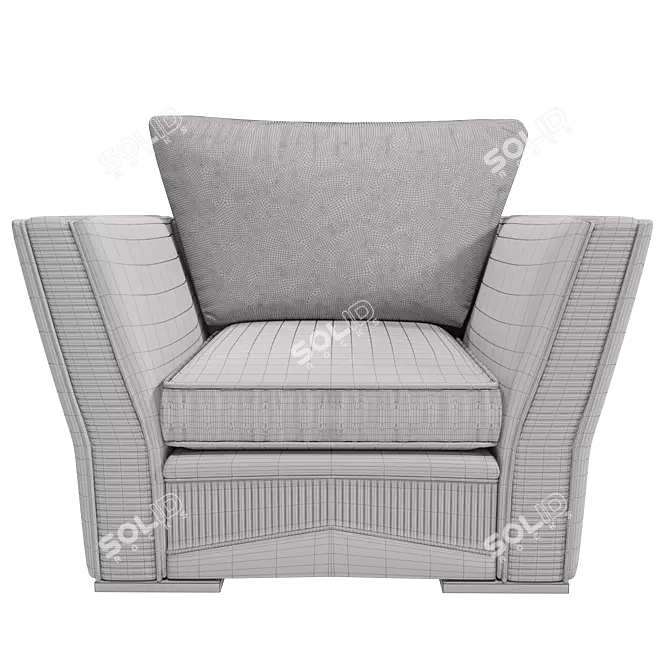 Sevensedie GARDA Armchair - ART. 9792P 3D model image 3