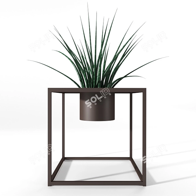 RIVIERA Flower Pot Set | Stylish Planters for Indoor & Outdoor Use 3D model image 7