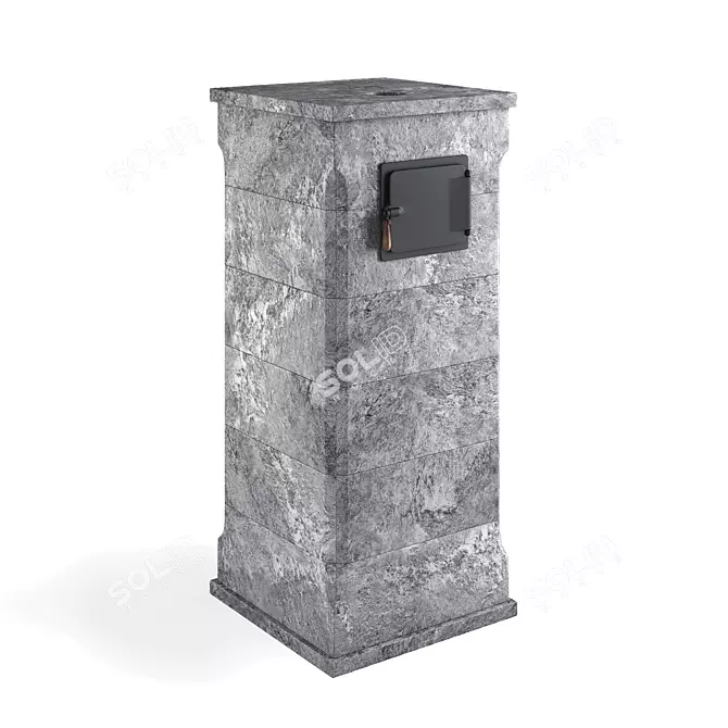 Klover RT35 Sauna Stove 3D model image 1