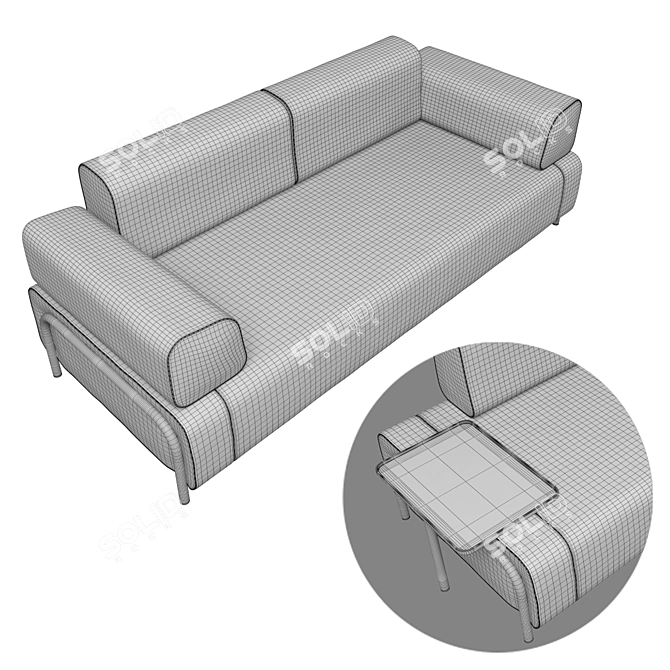 La Forma Sofa Compo: Transform Your Space 3D model image 5