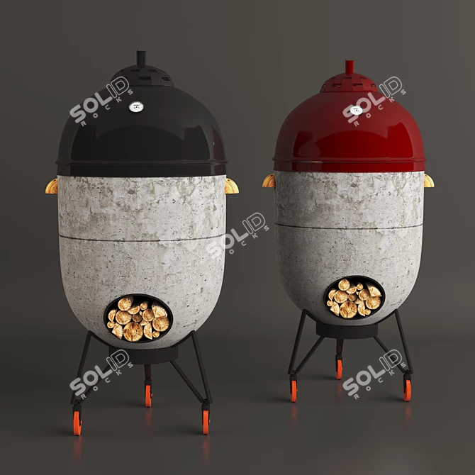 GrillMaster 04: Ultimate BBQ Experience 3D model image 1
