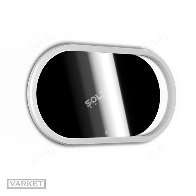 Elegant Reflection: OM Mirror Varket Hole№2 3D model image 1