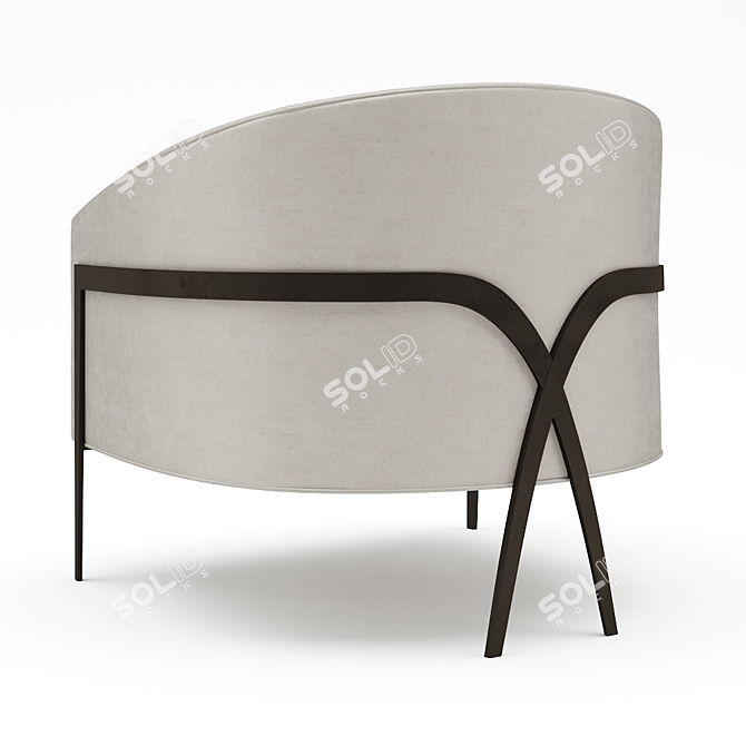 Elegant Christopher Guy Rosier Chair 3D model image 2