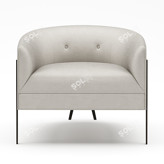 Elegant Christopher Guy Rosier Chair 3D model image 3