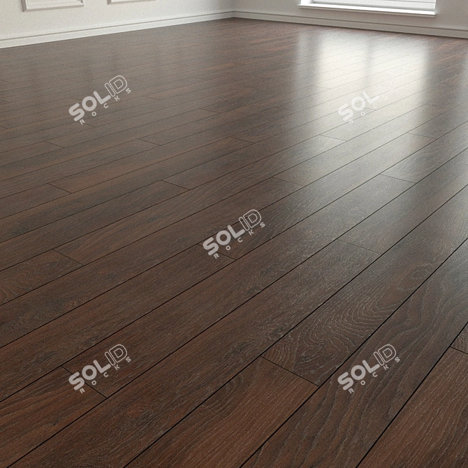 Natural Wood Parquet Laminate 3D model image 2