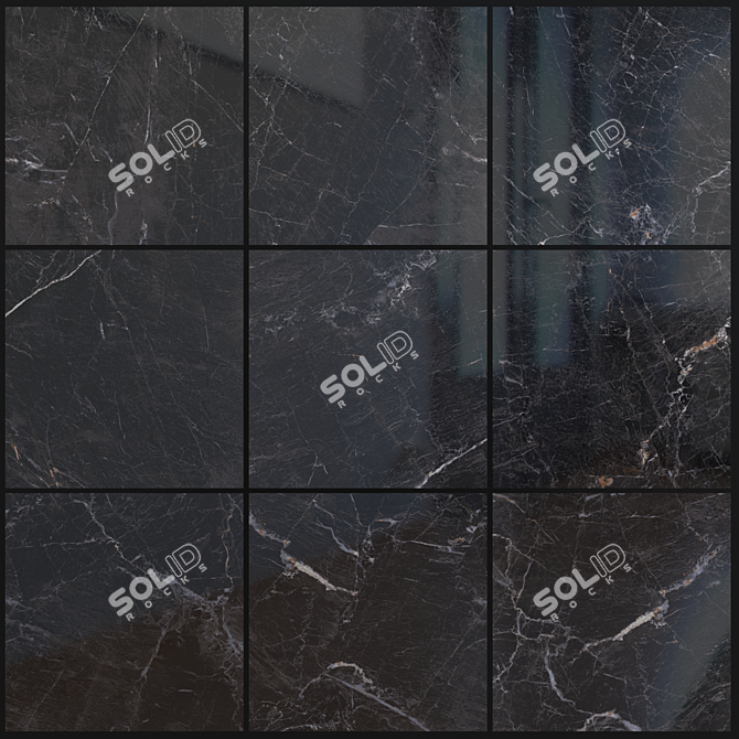 Java Black Marble Set: Multi-texture, HD Textures 3D model image 1