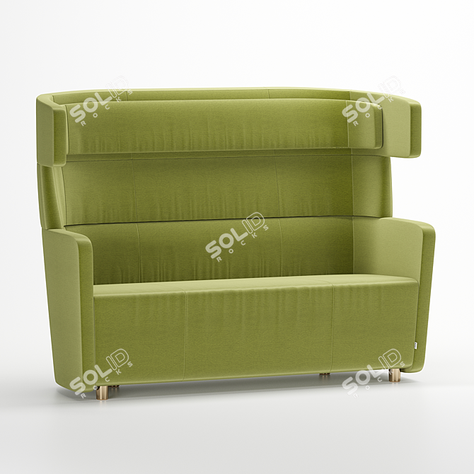 Elevate your space: Wing Sofa 3D model image 1