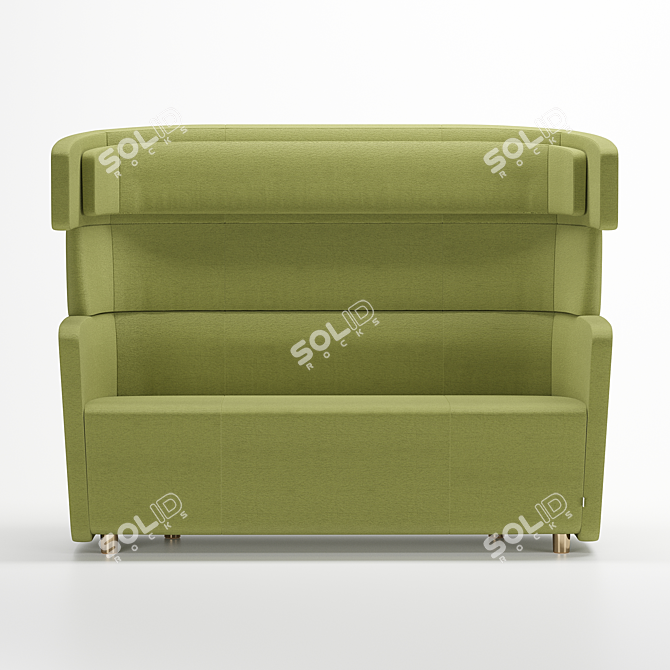 Elevate your space: Wing Sofa 3D model image 2