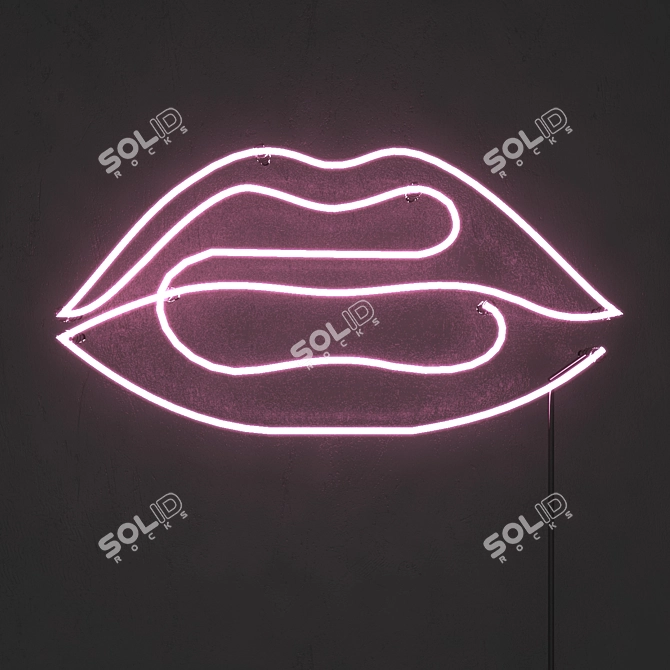 Neon Light Set - Vibrant Illumination for Bars, Cafes, and Homes 3D model image 3