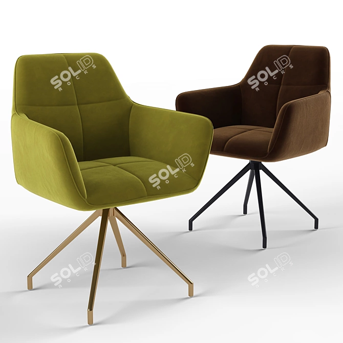 Modern Kingscross Chair: Stylish & Versatile 3D model image 2