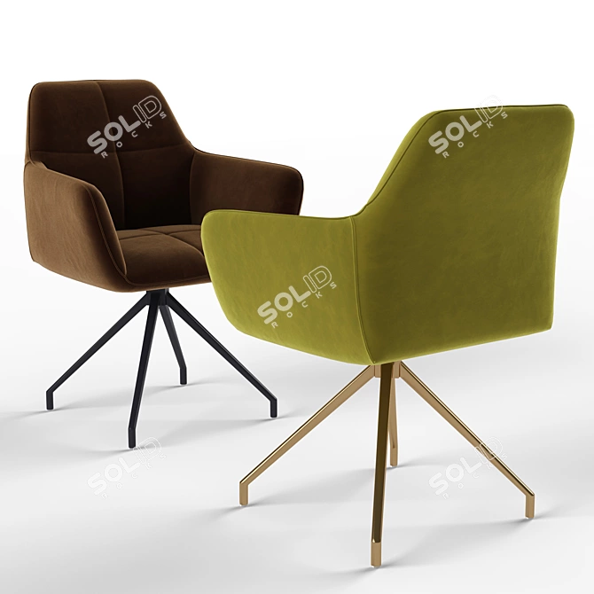 Modern Kingscross Chair: Stylish & Versatile 3D model image 3