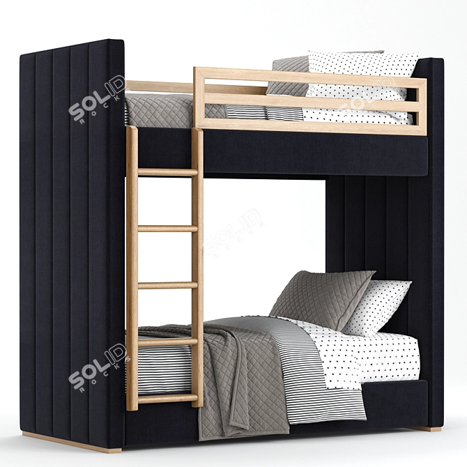 Carver Bunk Bed 3D model image 1