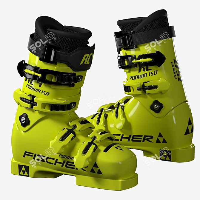 Fischer RC4 Podium RD 150 Ski Boots 3D model image 2