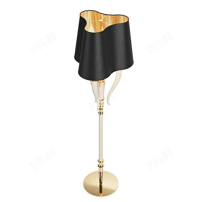 Elegant Esmeralda Floor Lamp 3D model image 2