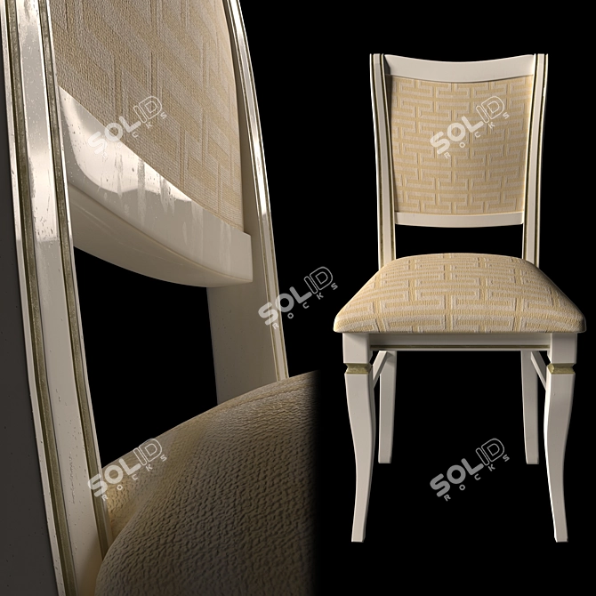 Title: Elegant Classic Chair 3D model image 1