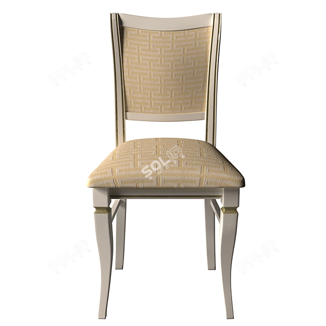 Title: Elegant Classic Chair 3D model image 4