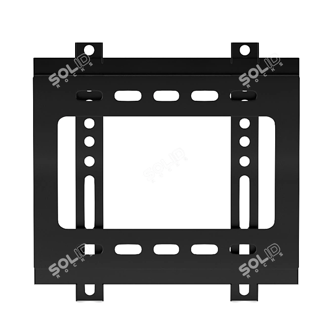 Universal Swivel TV Mount Bracket 3D model image 1