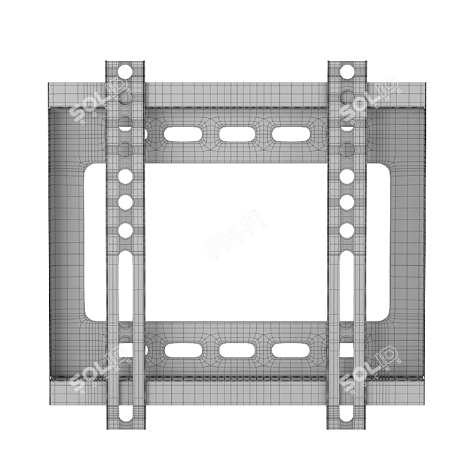 Universal Swivel TV Mount Bracket 3D model image 4