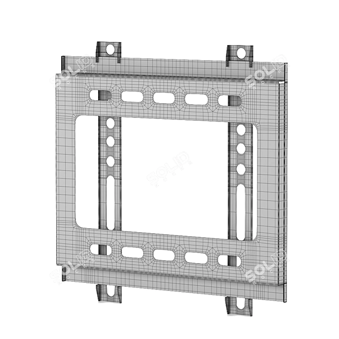 Universal Swivel TV Mount Bracket 3D model image 5