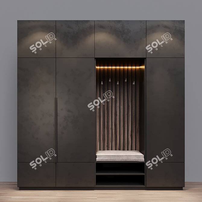 Modernly Designed Furniture Set 3D model image 1