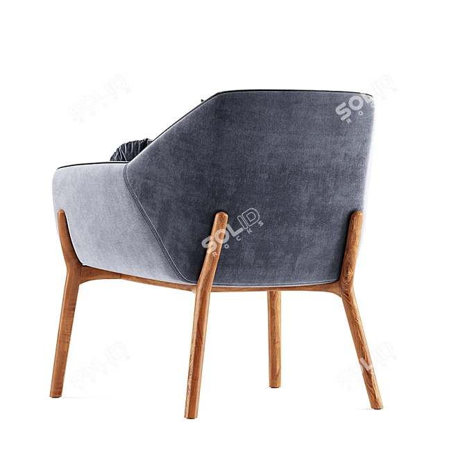 Elevate Your Comfort: Nido Lounge Chair 3D model image 4