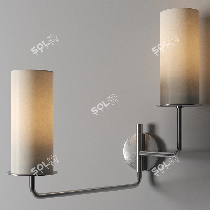 Modern Swing Arm Sconce - Larabee 3D model image 2