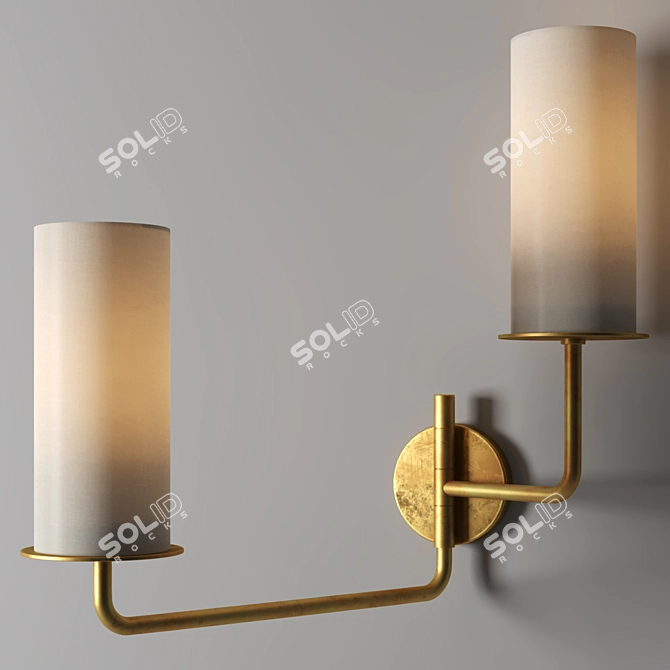 Modern Swing Arm Sconce - Larabee 3D model image 8