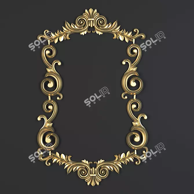 CNC-Ready FRAME Mirror 3D model image 1