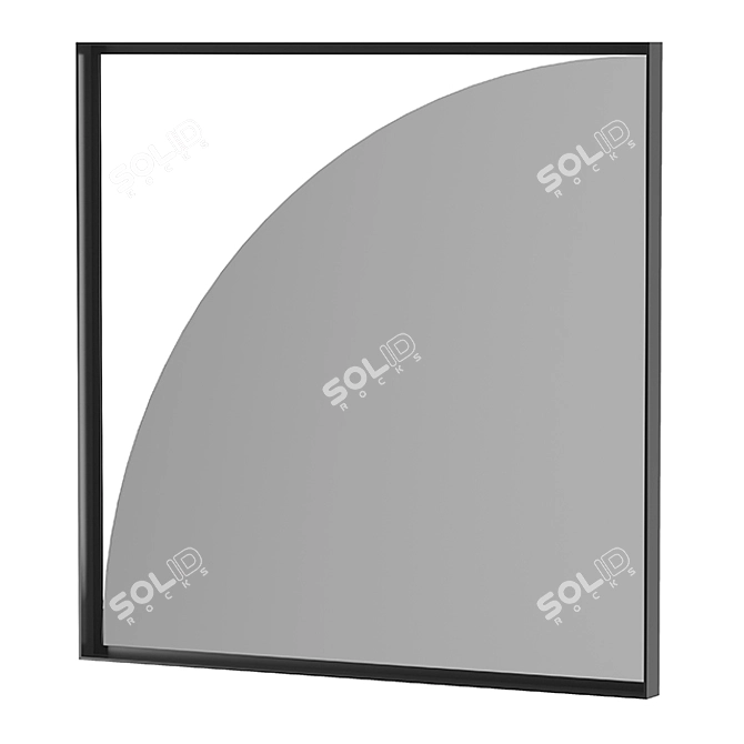 Elegant Cassina Mirror 3D model image 1