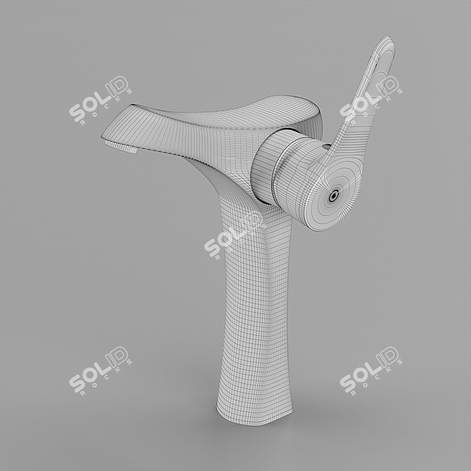 GROHE Dual Size Faucet: Modern & Detailed 3D model image 5