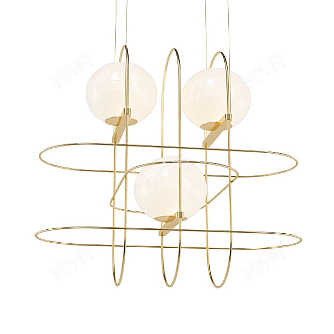 Modern Chandelier Collection 3D model image 5