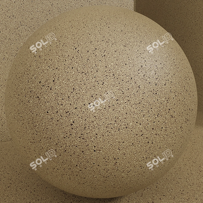 Seamless Stone Composite Quartzite Set 3D model image 5