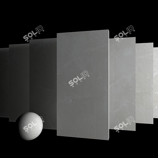 Maison Bone Marble Set: High-Resolution Multi-Texture Collection 3D model image 3