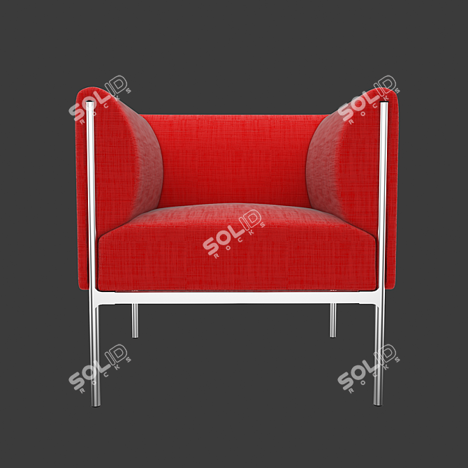 Elegant LS-16 Arm Chair: Timeless Beauty 3D model image 1