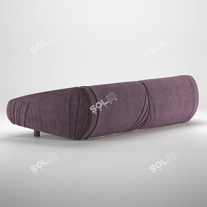 Baxter Fold Modern Sofa 3D model image 5