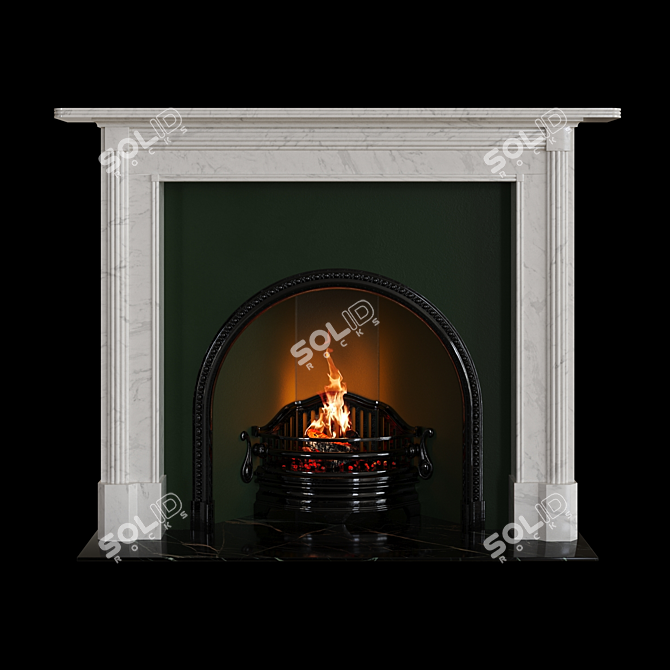 Chesneys Albany Regency Fireplace 3D model image 12