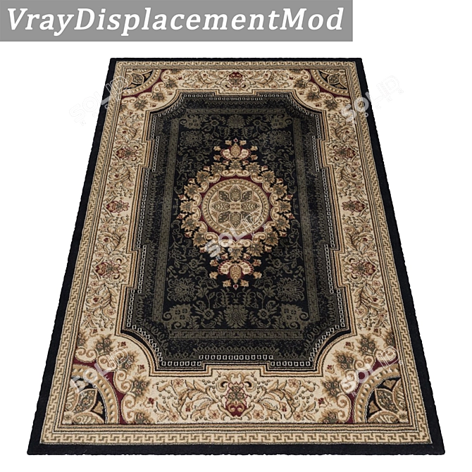 Title: Luxury Carpet Set: 3 High-Quality Textures 3D model image 3