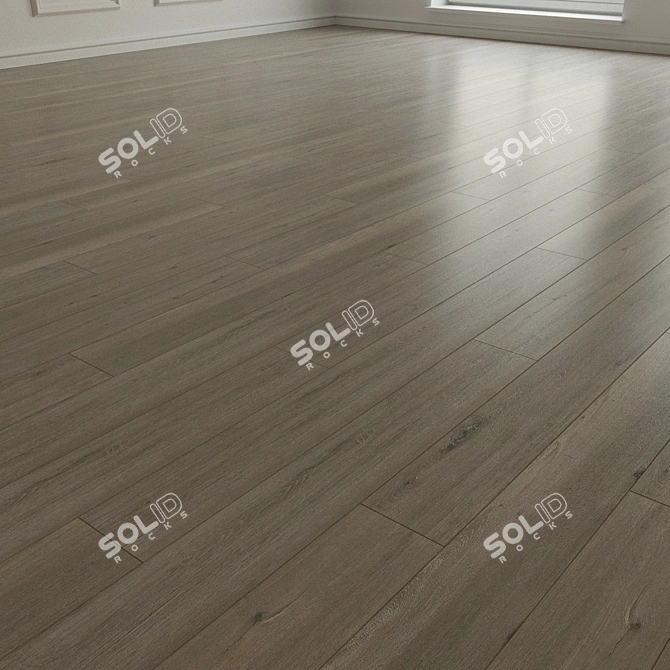 Natural Wood Laminate Parquet 3D model image 1