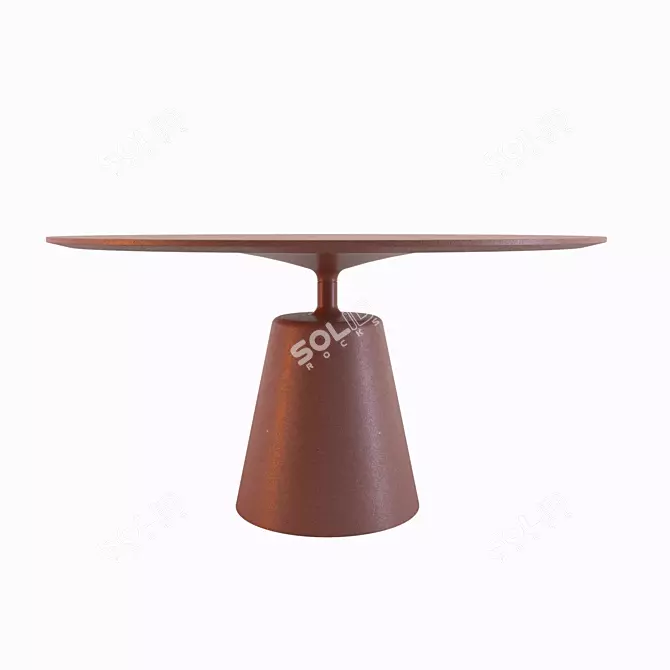 Rock Italiа-Style Dining Table 3D model image 1