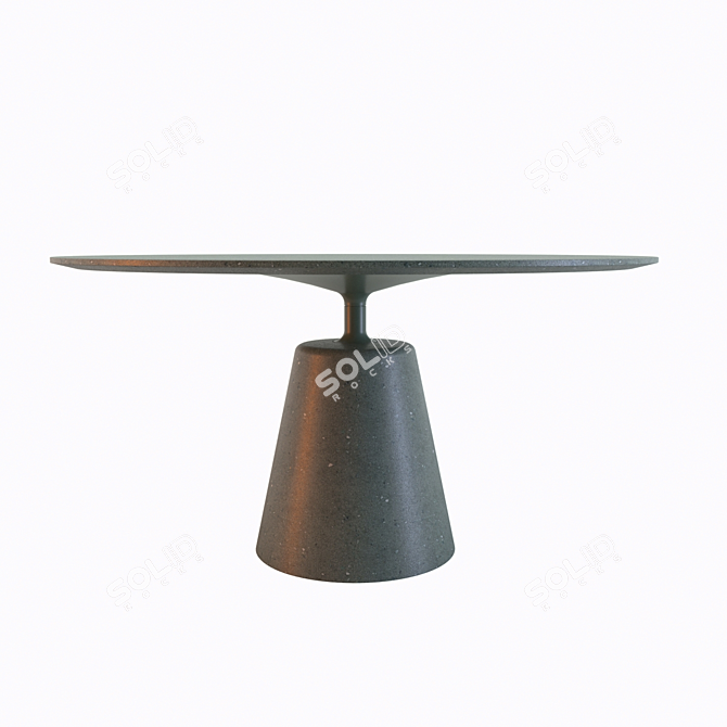 Rock Italiа-Style Dining Table 3D model image 2