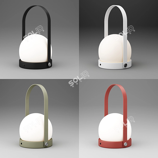 Portable LED Lamp by Menu 3D model image 2