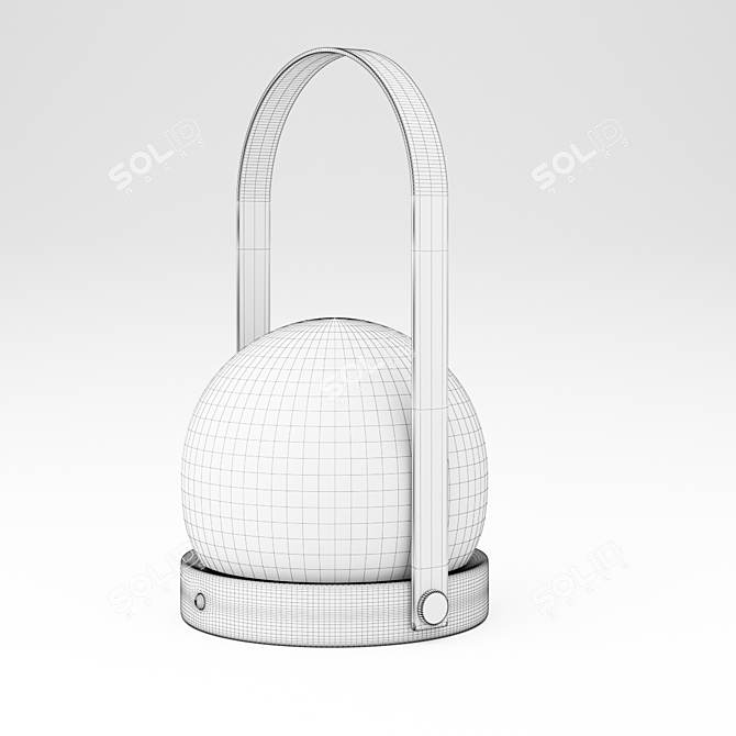 Portable LED Lamp by Menu 3D model image 4