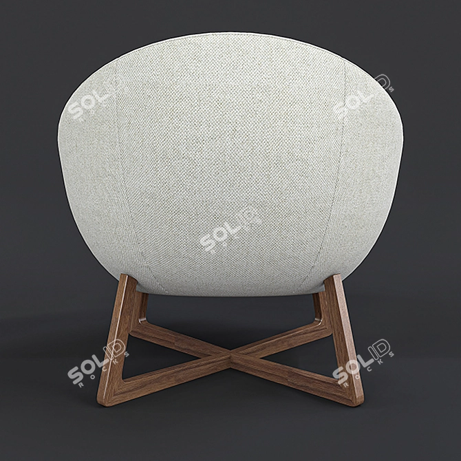 Pod Lounge Chair: Ultimate Comfort in Style 3D model image 6