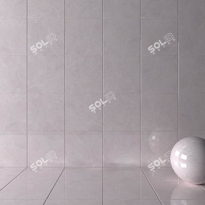 Alanya Grey Wall Tiles | Multi-Texture Collection 3D model image 2