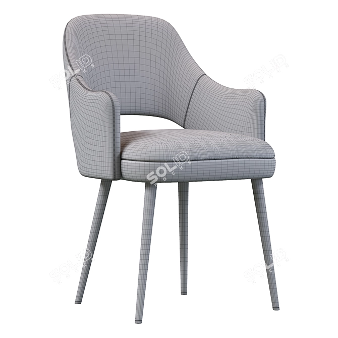 Comfortable and Modern Costanza Chair 3D model image 5