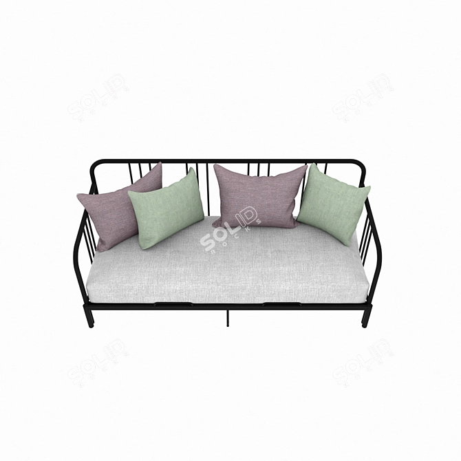 IKEA Fyresdal Bed - Space-saving Sofa Bed 3D model image 1